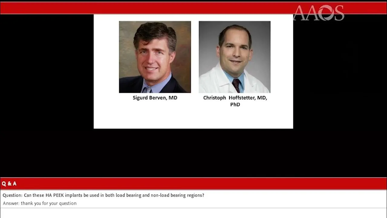 PEEK OPTIMA TM HA Enhanced