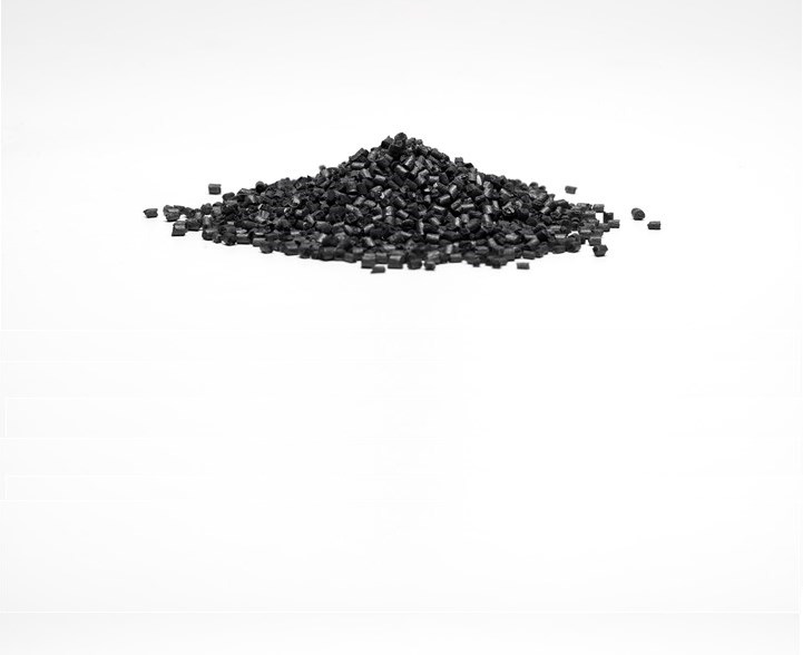 Medical Carbon Fibre granules heap