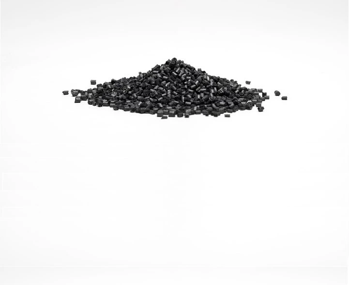 Medical Carbon Fibre granules heap