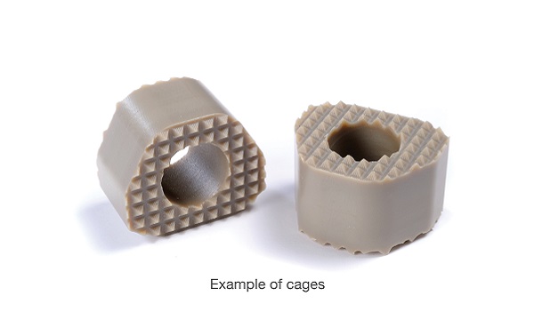 Invibio PEEK Biomaterial c cage