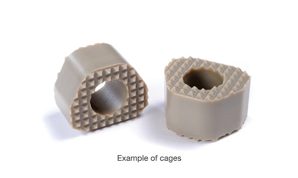Invibio PEEK Biomaterial c cage