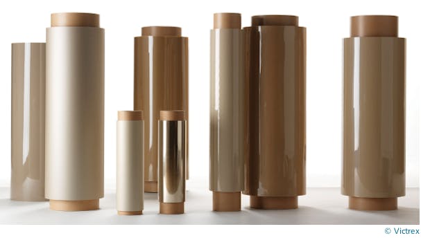 APTIV™ film incorporates all of the outstanding properties of VICTREX™ PEEK polymer in a thin-film format © Victrex thin-film