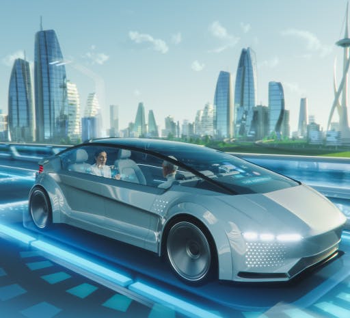 futuristic car 