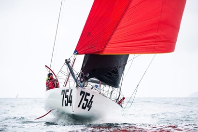 Adrien Marchandise sailboat with LMPAEK™ Hydrofoils