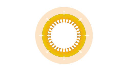APTIV film slot liners enabling improved thermal management in high power density e-motors