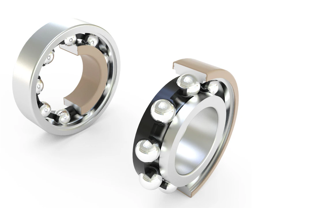 VICTREX PEEK insulated bearings