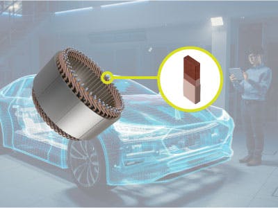 VICTREX XPI PEEK magnet wire coating animation