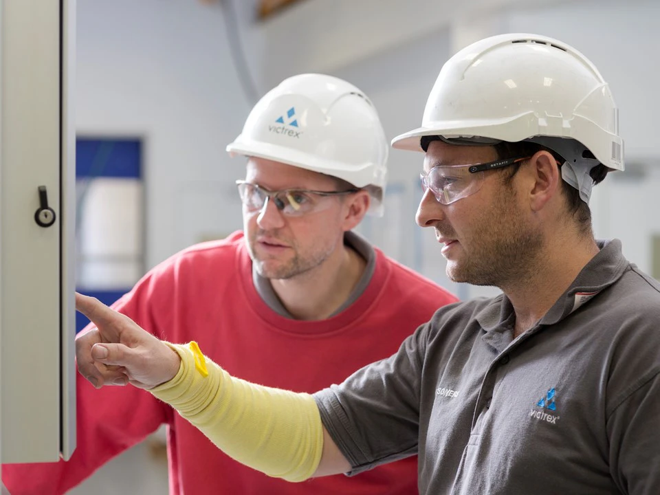 Victrex workers