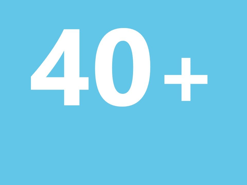40+