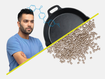 Frying pan PEEK Polymer PFAS alternative