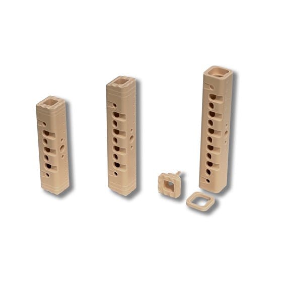 Omnia Medical's Boxcar is the first cervical VBR system to be made from PEEK-OPTIMA™ HA Enhanced, from Invibio.  © JALEX Medical 