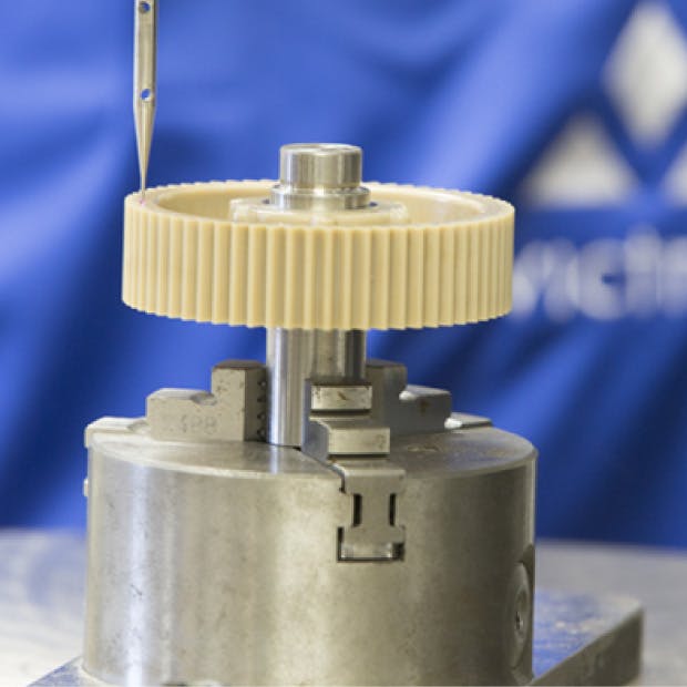 IATF 16949 certification for Victrex´s fully integrated high-precision automotive PEEK gear solutions from concept to commercialisation © Victrex