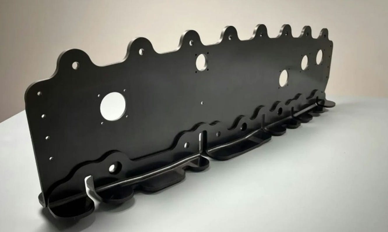Highly loaded thermoplastic aerospace wing rib made with VICTREX LMPAEK™ composites © DAHER
