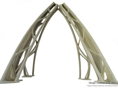 3D Printed PAEK Part 