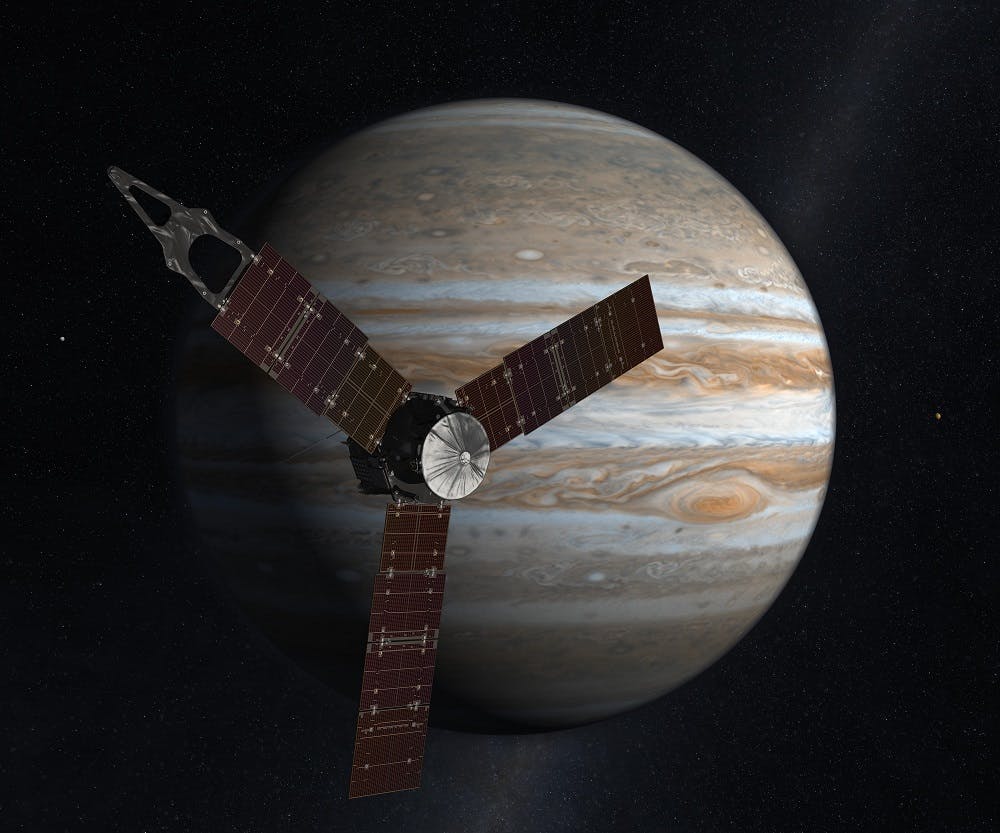 NASA Jupiter Mission Caption