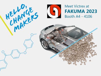 Visit Victrex at FAKUMA 2023 and see our latest innovations in PEEK and PAEK polymer solutions