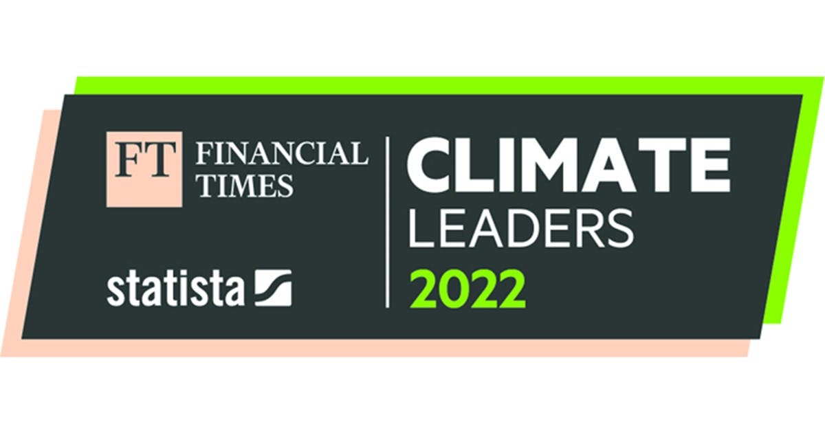 Victrex recognised by FT as one of Europe's climate leaders 2022
